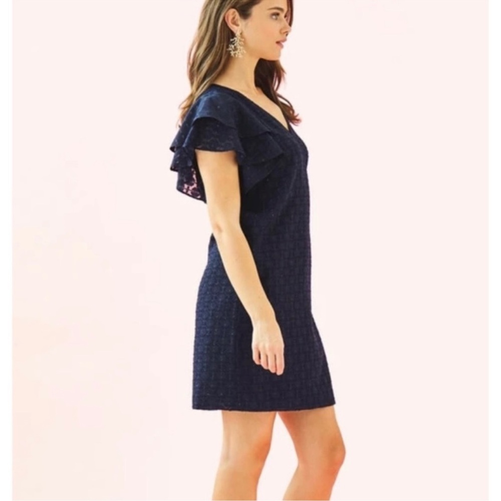 NWT Lilly Pulitzer Kathie True Navy Tanzanian clip Midi Dress
Size 2 - Picture 2 of 10